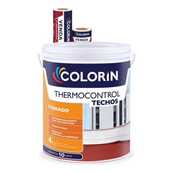 Thermocontrol Colorin Techos Aislante Termico Membrana 20kg