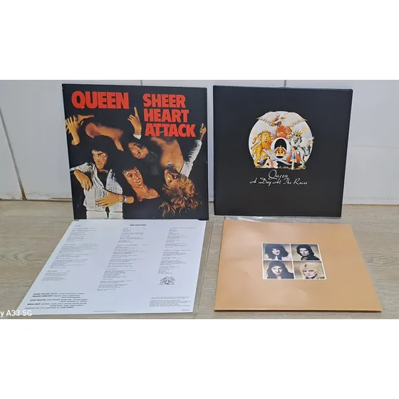 Kit 2 Lps Queen A Day At The Races Sheer Heart Attack Import