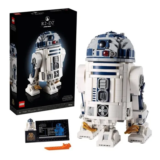 LEGO® Star Wars™ R2-D2™ 75308 ; kit de construcción creativa y divertida; genial pieza de Star Wars coleccionable para exhibir; regalo para adultos