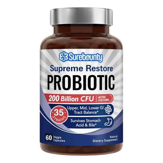 Suplemento Probiótico Surebounty Supreme Restore 200 G Cfu