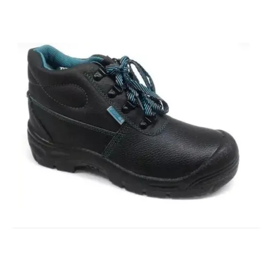Zapato Bota De Trabajo Negro Total Punta Acero - Free One