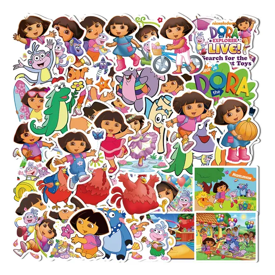 Caricaturas Series Películas 50 Calcomanías Modelo A Escoger