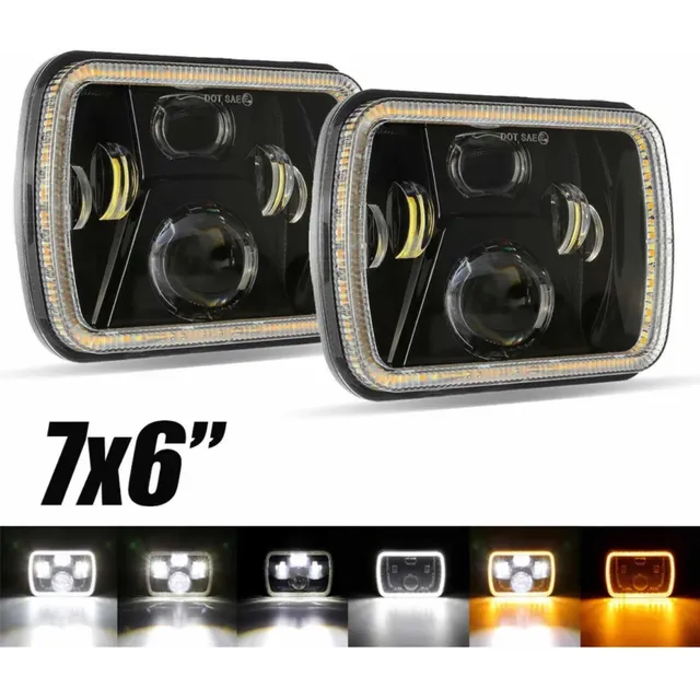 Faros Led Cherokee Xj 1984-2001 Wrangler Yj 1987-1995