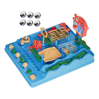 Bloques De Construcción Kid Marble Run Juego De Mesa Azul Bloques De Construcción Kid Marble Run Juego De Mesa Azul