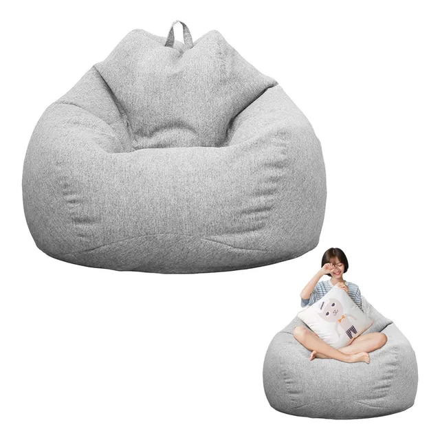 Puf Gigante En Forma De Pera Y Sin Relleno,lavable 100×120cm