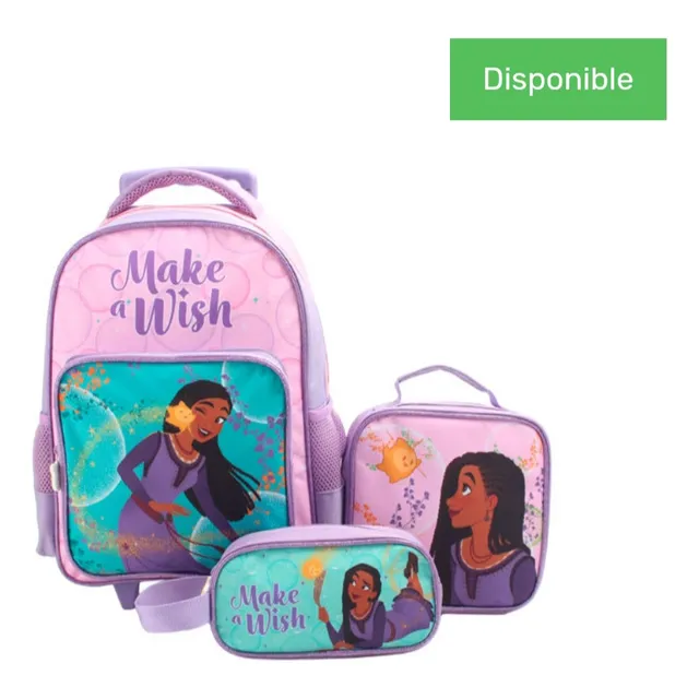 Set De Mochila Infantil Princesa  Incluye Estuche Y Lonchera