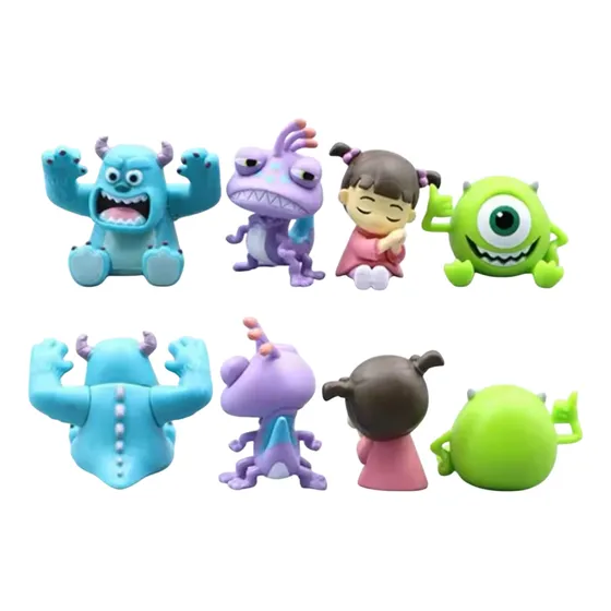 Kit 4 Bonecos Monstros S.a Sullivan Boo Mike E Randall