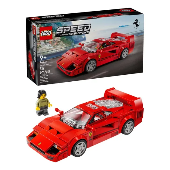 Lego® Speed Champions Superauto Ferrari F40 Juguete 76934