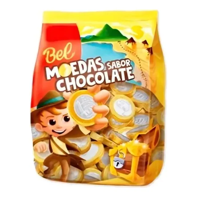 Pacote De Moeda De Chocolate Bel - 500g