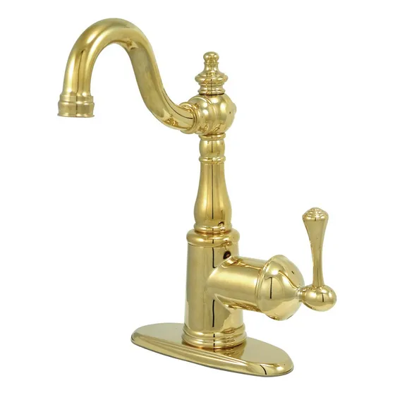 Grifo Baño Vintage Ingl 6-1 4  Laton Pulido