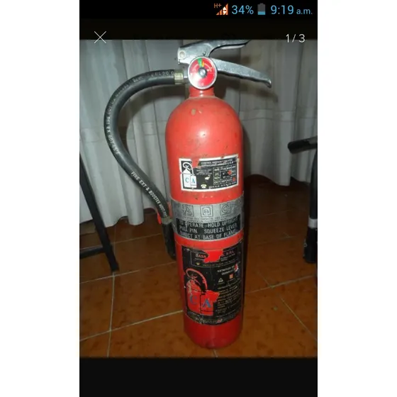 Extinguidor Usado Para Cargar