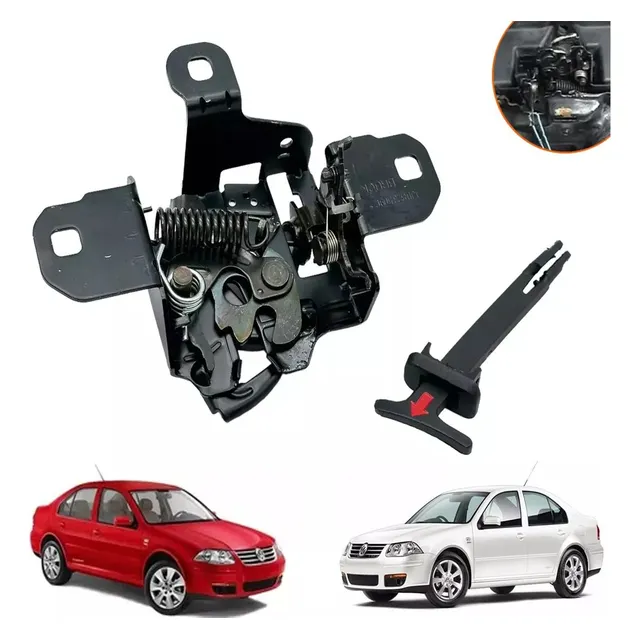 Chapa Cofre Gancho Tirante Cofre Para Jetta A4 Clasico Bruck