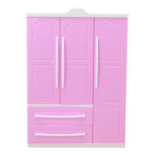 Armario Rosa Para Muñecas Muebles Ropa Accesorios Juguete Armario Rosa Para Muñecas Muebles Ropa Accesorios Juguete