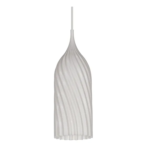 Colgante Byam Torsionado 1xe27 Impresion 3d Alto 28cm Ø8cm