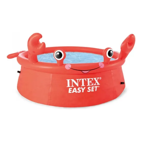 Alberca inflable redonda Intex Easy Set 26100 de 1.83m x 51cm 886L roja