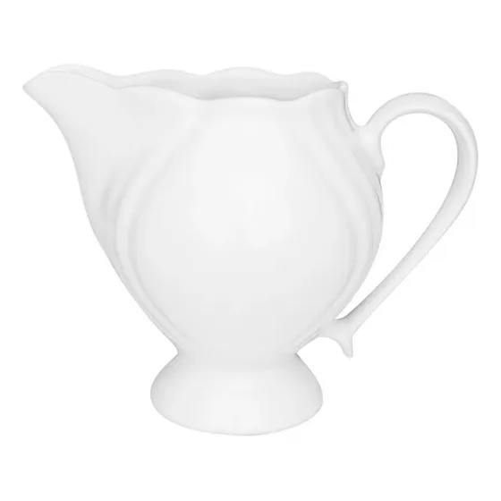Leiteira Soleil White Em Porcelana 750ml - Oxford