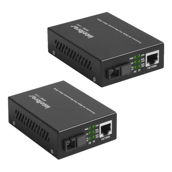 Par Conversor De Midia Fast Monomodo Kfsd 1120 A+b Intelbras