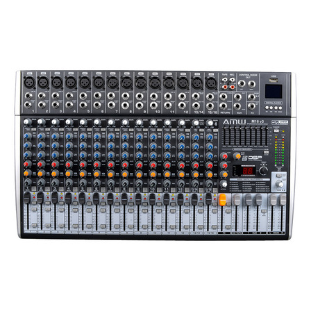 Amw M16 Fx V# Mesa De Som 16 Canais Com 99 Efeitos Dsp Sub Grupos Aux Solo Mute Low Cut Hi-z Bluetooth Gravador Player Insert E Interface Usb De Conexão 2x2 ! Amw M16 Fx V# Mesa De Som 16 Canais Com 99 Efeitos Dsp Sub Grupos Aux Solo Mute Low Cut Hi-z Bluetooth Gravador Player Insert E Interface Usb De Conexão 2x2 !
