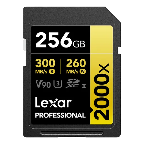 Cartão Memória Kingston Sd Xc 256gb 280mb/s V60 Sdr2v6/256gb