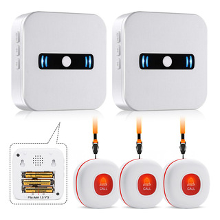 Timbre Localizador Alerta 55 Tonos 2 Rreceptors 3 Botones Timbre Localizador Alerta 55 Tonos 2 Rreceptors 3 Botones