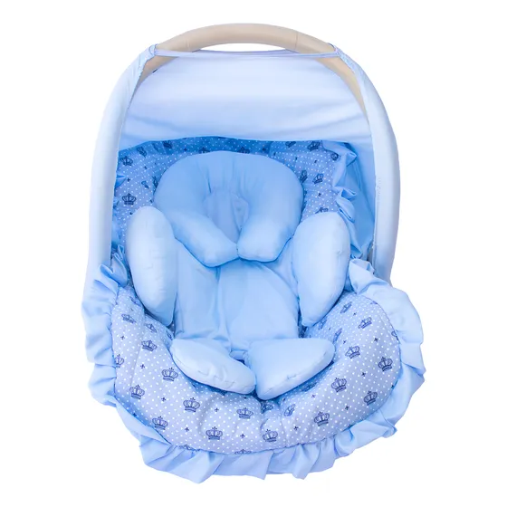 Capa Bebe Conforto Forro+ Apoio De Corpo E Capota Protetora 