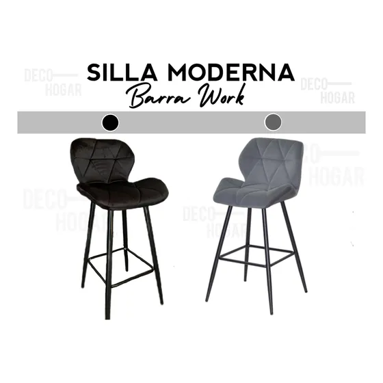 Silla De Barra Bar Taburete  Banco Moderno Work