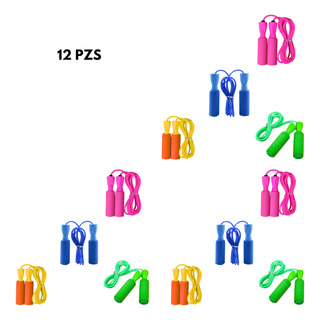 Pack 12 Cuerdas Saltar Ejercicio Fit Gym Casa Gimnasio Box Pack 12 Cuerdas Saltar Ejercicio Fit Gym Casa Gimnasio Box
