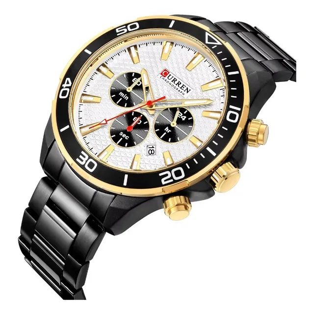 Reloj Curren 8309 Hombre Acero Inoxidable Diseño Elegante
