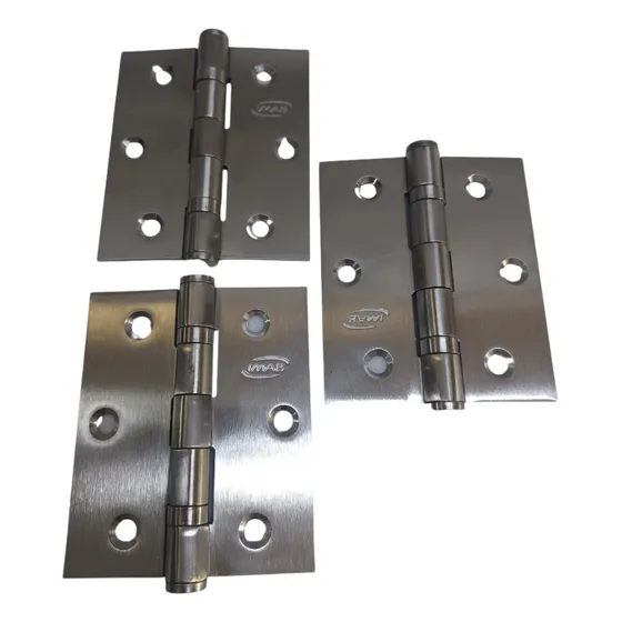 Dobradiça Imab 3,5x3 P/ Porta - Inox Escovado C/ Rolamento