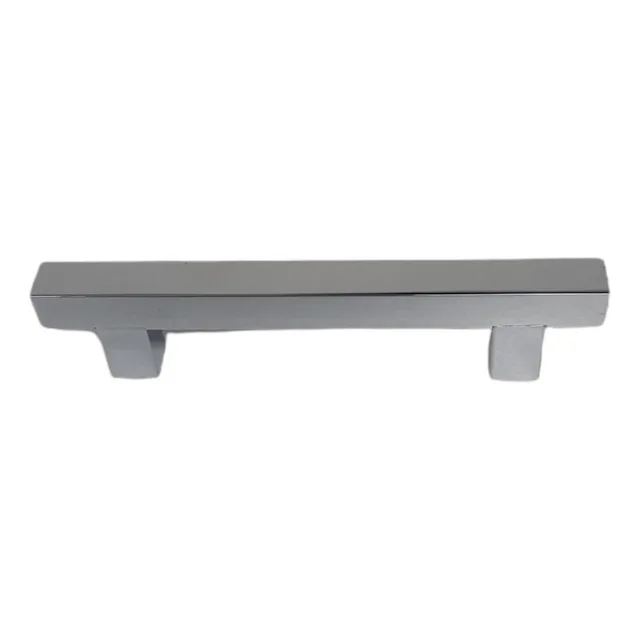 Tirador Rectangular De Aluminio Cromado 13.9cm/lar Tz2024-96
