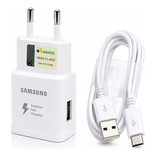 Carregador Samsung Turbo Galaxy A05 A15 A24 A30 A50 Branco