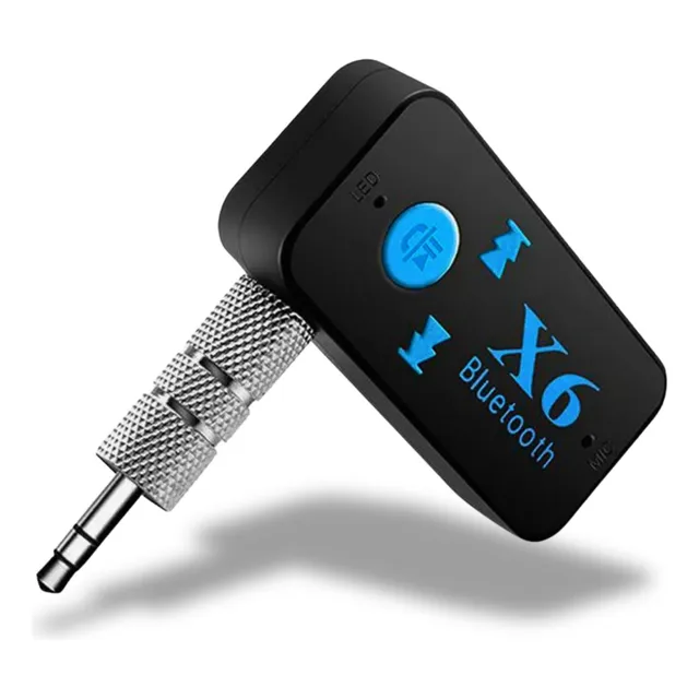 Receptor Bluetooth Recargable Adaptador De Audio 3.5mm