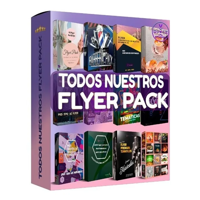 Flyer Multipropósito Todos Nuestros Kit En Un Solo Mega Pack