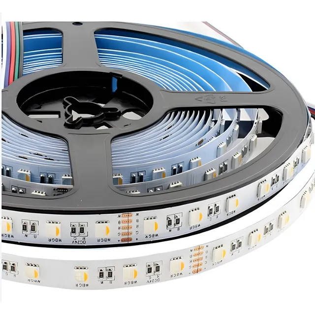 Tira Led 5050 Rgbw X 5 Mts Blanco Incluido Tiktok Ip20