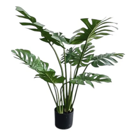 Planta Artificial Grande Monstera Esqueleto De Caballo 110cm