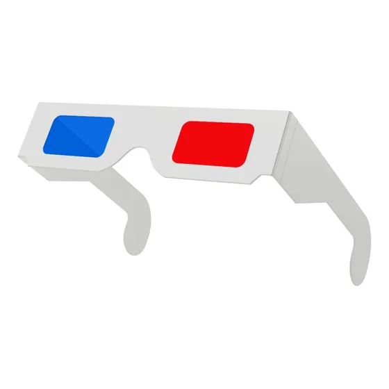 10 Pzs Lentes Gafas 3d Anaglifas Cartón Videojuego Tv Cine