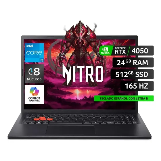 Acer 16 24gb Ram 512gb Rtx 4050 Nitro Lite Nl16-71g-50gh-1