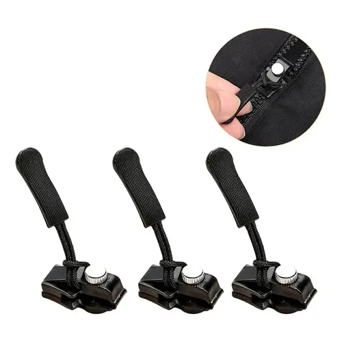 Cursor P/ Zíper Numero 8 Niquelado 300 Unidades Mochila Cor