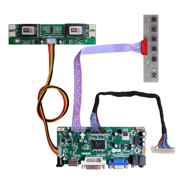 Placa De Controlador Lcd De Entrada De Audio O Hsd190men4