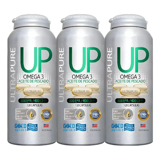 Omega 3 Up Ultra Pure X 3 Unidades (360 Caps)