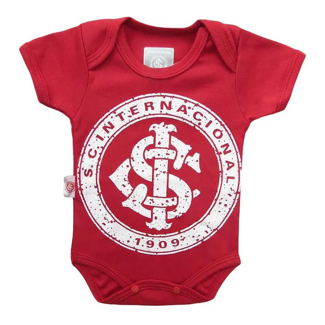 Body Internacional Bebe Recem Nascido Oficial Escudo Revedor