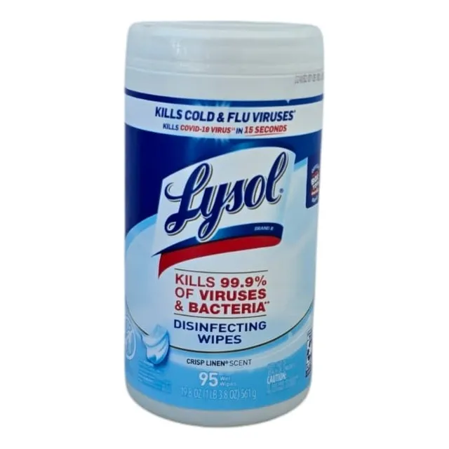 Toallas Desinfectantes Lysol 95 Piezas