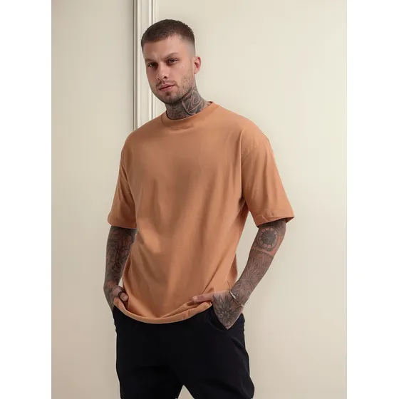 Camiseta Masculina Oversized Camisa Streetwear 100% Algodão