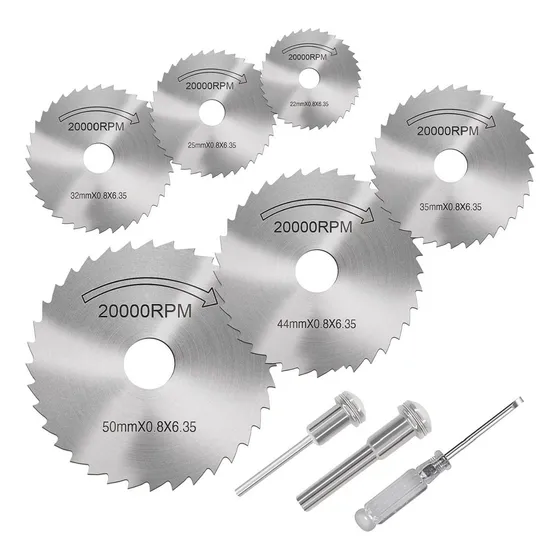 Juego De Discos De Corte Hss Szyunq 8 Piezas Para