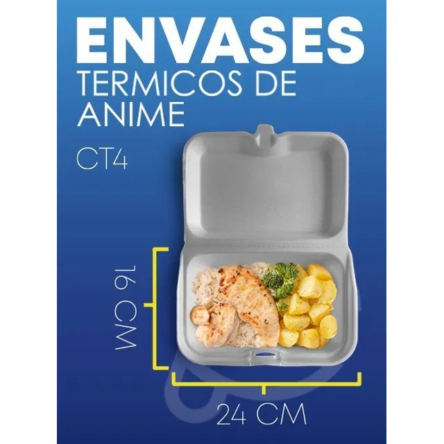 Envases Térmicos De Anime Ct4, Porta Comida.