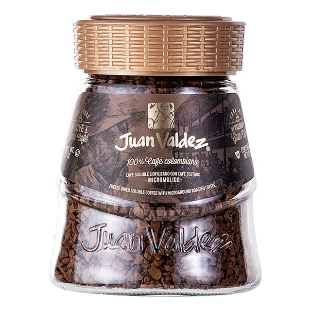 Café Instantáneo Liofilizado Juan Valdez Clásico Frasco 95Gr