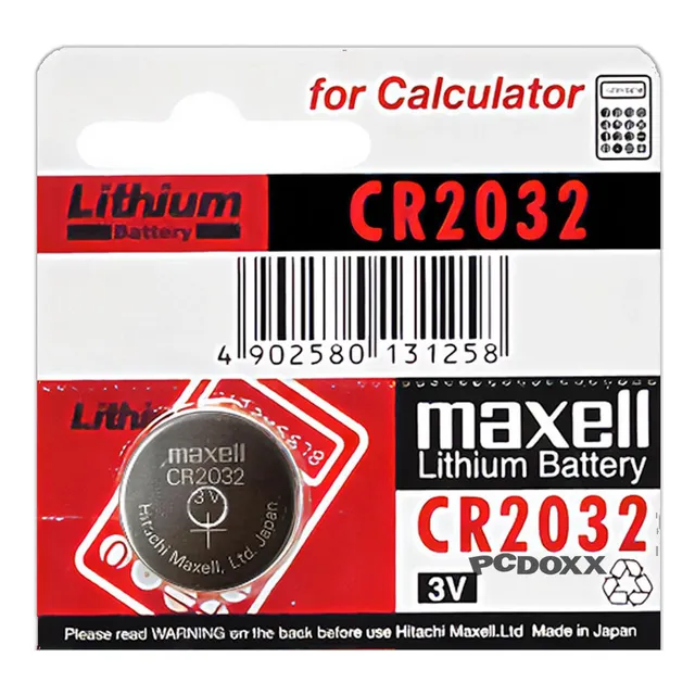 Pila Cr2032 Lithium Maxell De Boton Para Pesas Reloj Y Otros