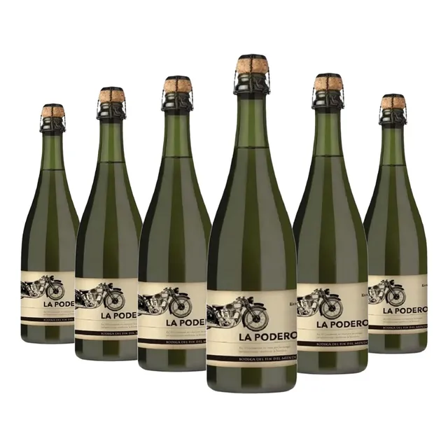Champagne Extra Brut La Poderosa Espumante 750ml Pack X 6