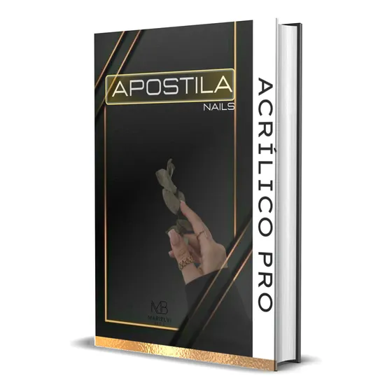 Apostila Alongamento De Unhas Acrílico-pro No Molde E Tips