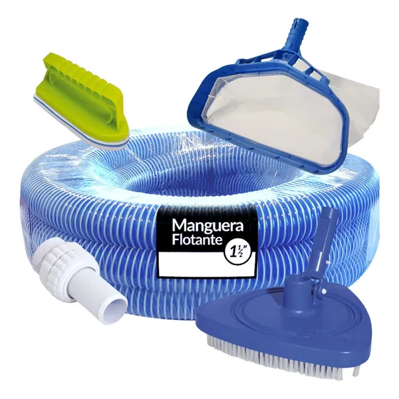 Kit Limpieza Vulcano Completo - Ideal Pileta Chica Otoño